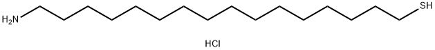 16-氨基-1十六烷基硫醇盐酸盐结构式