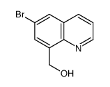 (6-溴喹啉-8-基)甲醇结构式