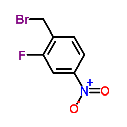 2-氟-4-硝基溴苄结构式