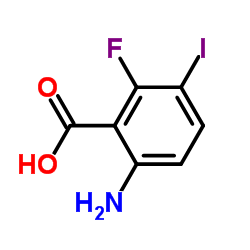 6-Amino-2-fluoro-3-iodobenzoic acid Structure