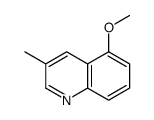 5-甲氧基-3-甲基喹啉结构式