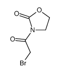 2-Oxazolidinone, 3-(bromoacetyl)- (9CI) Structure