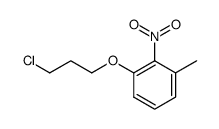 3-(3-chloropropoxy)-2-nitrotoluene Structure