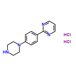 2-(4-(Piperazin-1-yl)phenyl)pyrimidine dihydrochloride Structure