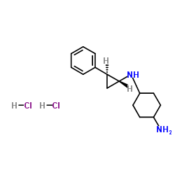 rel-N1-[(1R,2S)-2-苯基环丙基]-1,4-环己二胺二盐酸盐结构式