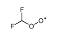 difluoro(λ1-oxidanyloxy)methane结构式