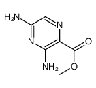 methyl 3,5-diaminopyrazine-2-carboxylate Structure