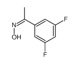 (NE)-N-[1-(3,5-difluorophenyl)ethylidene]hydroxylamine Structure
