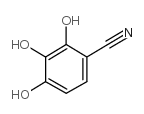 2,3,4-trihydroxybenzonitrile Structure