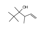 2,2,3,4-tetramethyl-hex-5-en-3-ol结构式