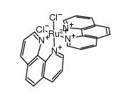 cis-RuCl2(1,10-phenanthroline)2 Structure