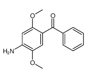 (4-amino-2,5-dimethoxyphenyl)-phenylmethanone Structure