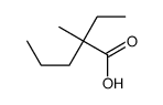 (2S)-2-ethyl-2-methylpentanoic acid结构式
