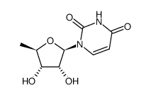 5'-脱氧尿苷结构式