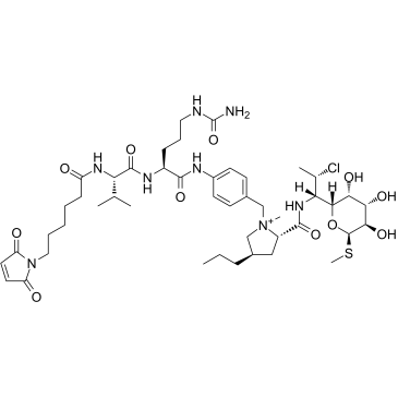 MC-Val-Cit-PAB-clindamycin结构式