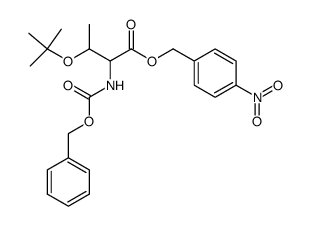 p-Nitrobenzyl-N-benzyloxycarbonyl-(O-tert.butyl)threoninat结构式