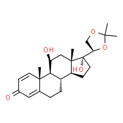 (20R)-11β,17-Dihydroxy-20,21-[isopropylidenebisoxy]pregna-1,4-dien-3-one picture