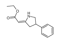 ethyl 2-(4-phenylpyrrolidin-2-ylidene)acetate Structure