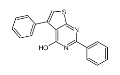 2,5-diphenyl-3H-thieno[2,3-d]pyrimidin-4-one结构式