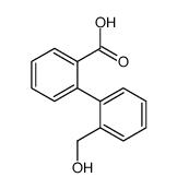 2'-(羟甲基)-[1,1'-联苯]-2-羧酸结构式