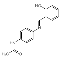 N-[4-[(6-oxo-1-cyclohexa-2,4-dienylidene)methylamino]phenyl]acetamide Structure