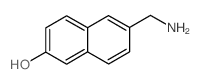 6-(氨基甲基)萘-2-醇结构式