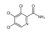 3,4,5-三氯-2-吡啶羧酰胺结构式