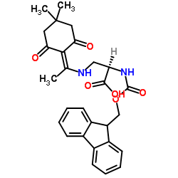N-芴甲氧羰基-[N'-1-(4,4-二甲基-2,6-二氧代环己-1-亚基)乙基]-D-2,3-二氨基丙酸图片