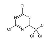 2,4-dichloro-6-(trichloromethyl)-1,3,5-triazine Structure