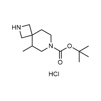 5-甲基-2,7-二氮杂螺[3.5]壬烷-7-羧酸叔丁酯盐酸盐结构式