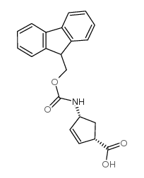 (-)-(1S,4R)-N-FMOC-4-氨基环戊-2-烯羧酸图片