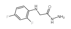 2-(2,4-二氟苯胺)乙酰肼结构式