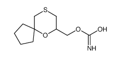 1-Oxa-4-thiaspiro[4.5]decane-2-methanol carbamate结构式