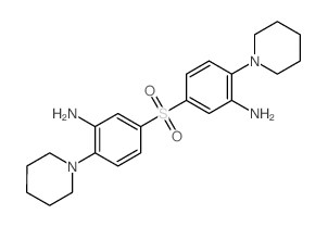 Benzenamine, 3,3'-sulfonylbis[6-(1-piperidinyl)-结构式