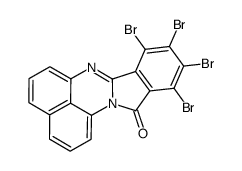 8,9,10,11-tetrabromo-12H-phthaloperin-12-one结构式