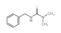 Thiourea,N,N-dimethyl-N'-(phenylmethyl)- structure