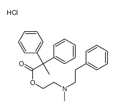 2-[methyl(2-phenylethyl)amino]ethyl 2,2-diphenylpropanoate,hydrochloride结构式