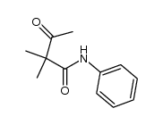 2,2-dimethyl-acetoacetic acid anilide Structure