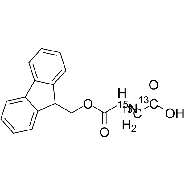 N-(9-FLUORENYLMETHOXYCARBONYL)GLYCINE-结构式