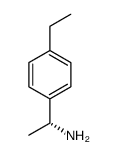 (AR)-4-乙基-A-甲基-苯甲胺结构式