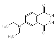 6-二乙基氨基-2,3-二氢-酞嗪-1,4-二酮结构式