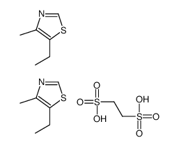 ethane-1,2-disulfonic acid,5-ethyl-4-methyl-1,3-thiazole Structure