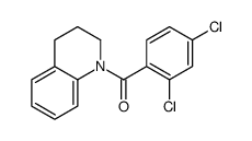 1-(2,4-dichlorobenzoyl)-1,2,3,4-tetrahydroquinoline结构式