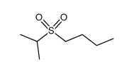 Sulfone, butyl isopropyl Structure