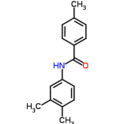 N-(3,4-Dimethylphenyl)-4-methylbenzamide结构式
