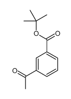 3-乙酰基苯甲酸叔丁酯结构式