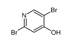 2,5-DIBROMOPYRIDIN-4-OL Structure