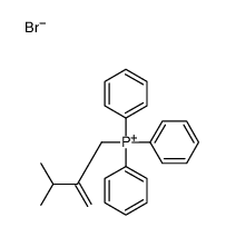 (3-methyl-2-methylidenebutyl)-triphenylphosphanium,bromide Structure