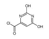 4-Pyrimidinecarbonyl chloride, 1,2,3,6-tetrahydro-2,6-dioxo- (9CI)结构式