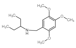 N-[(2,4,5-trimethoxyphenyl)methyl]pentan-3-amine结构式